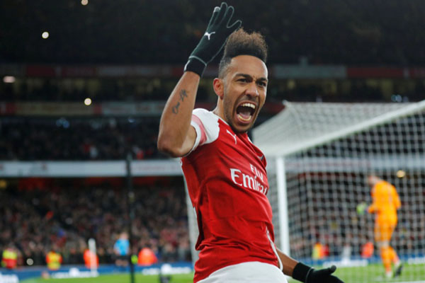 Ujung tombak Arsenal Pierre-Emerick Aubameyang - Reuters/Eddie Keogh