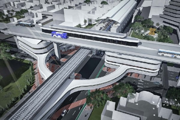Desain rancangan proyek Integrasi CSW, antara Halte Transjakarta Koridor 1 & 13 dengan Stasiun MRT Asean - doc. humas