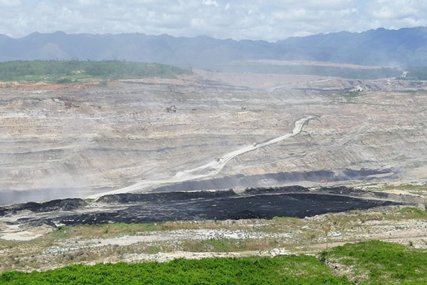 Salah satu lokasi pertambangan batu bara di Kalimantan Timur. - Bisnis/Rachmad Subiyanto