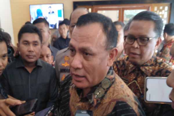 Ketua KPK Firli Bahuri saat melakukan kunjungan kerja di Makassar, Kamis (23/1/2020) - Bisnis/Andini Ristyaningrum
