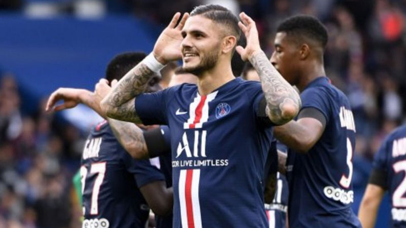 Penyerang Paris Saint-Germain Mauro Icardi. - Ligue1.com