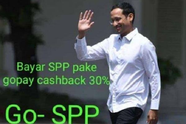 Akankah Meme Gojek Berikan Cashback untuk Bayar SPP 