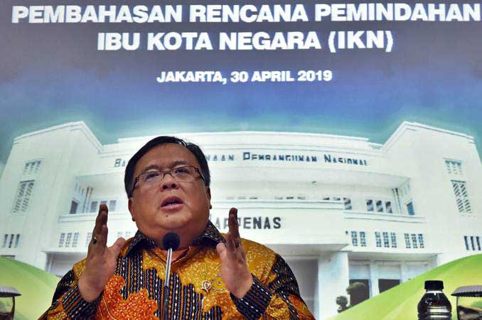 Menteri Riset dan Teknologi / Kepala Badan Riset dan Inovasi Bambang Brodjonegoro di Jakarta, Selasa (30/4/2019). - ANTARA/Aditya Pradana Putra