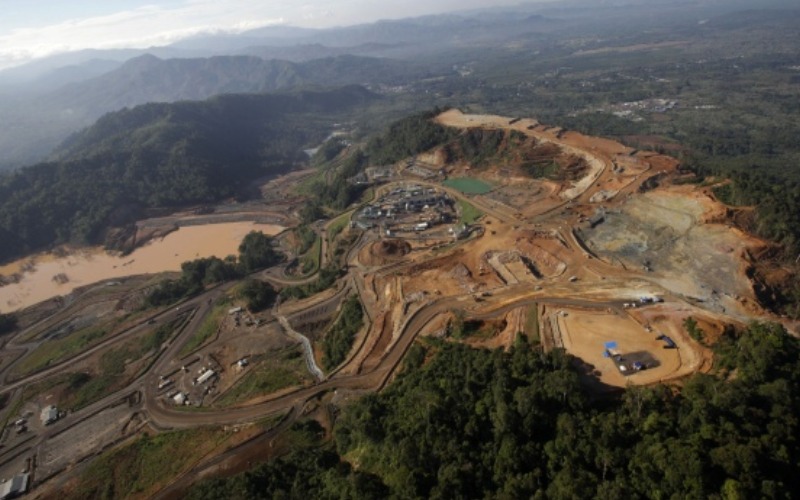 Tambang emas Martabe di Batang Toru, Sumatra Utara - Bloomberg/Dadang Tri