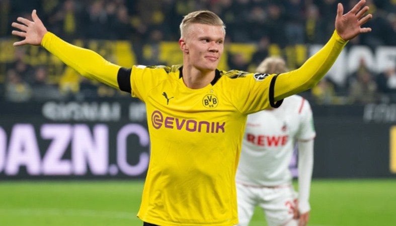 Striker Borussia Dortmund, Erling- Haaland - Teamtalk