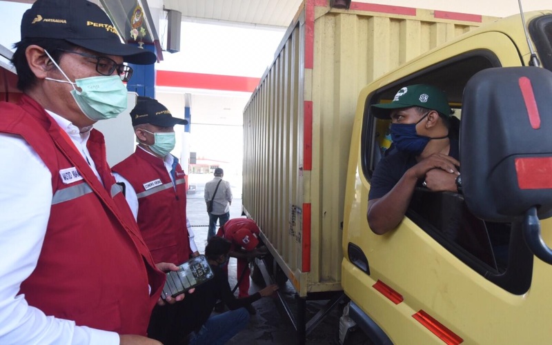 Ada Larangan Mudik, Pertamina Tetap Amankan BBM di Tol Trans Jawa