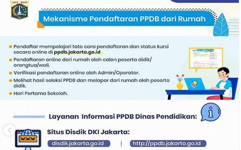 PPDB Online 2020: Berikut Mekanisme Pendaftaran dari Rumah ...