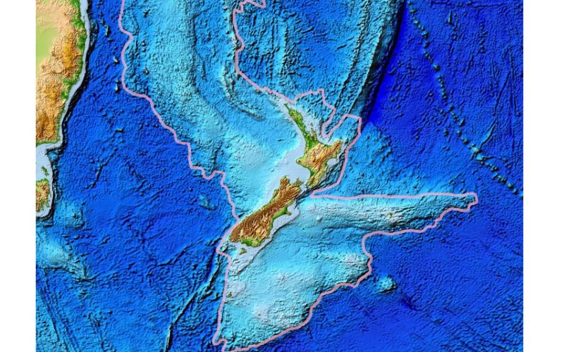 Para ilmuwan menemukan benua ke-8 yang hilang -  National Geophysical Data Center, NOAA 