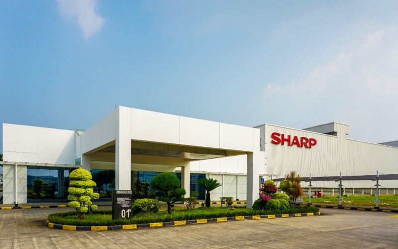 Pabrik Pusat Sharp Electronics Indonesia - Karawang. Istimewa - Sharp