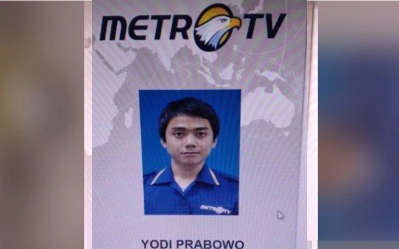 Editor Metro TV Yodi Prabowo.  - ANTARA
