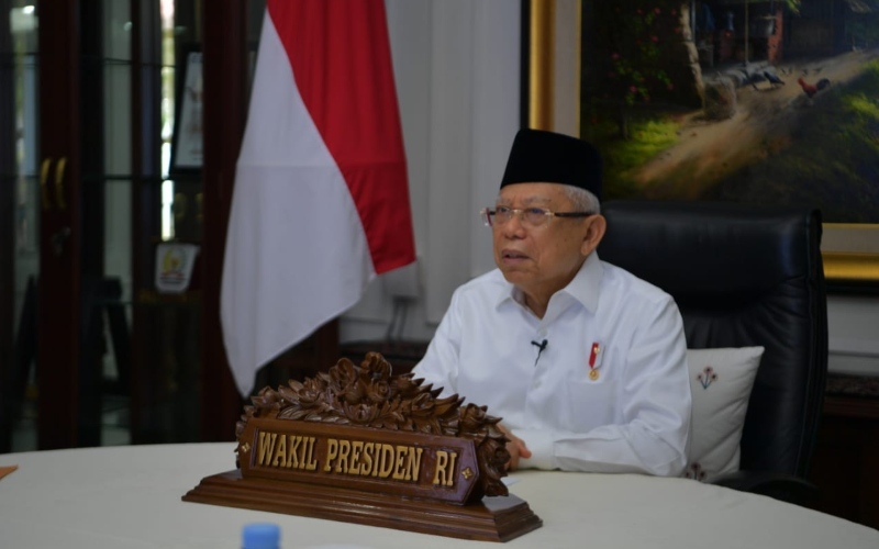 Wapres Ma'ruf Amin Targetkan Indonesia Punya Bank Syariah 20 Besar Dunia