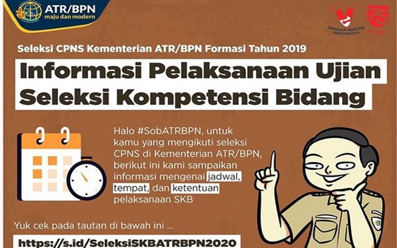 Simak Jadwal Dan Lokasi Skb Cpns 2019 Di Kementerian Atr Bpn Kabar24 Bisnis Com