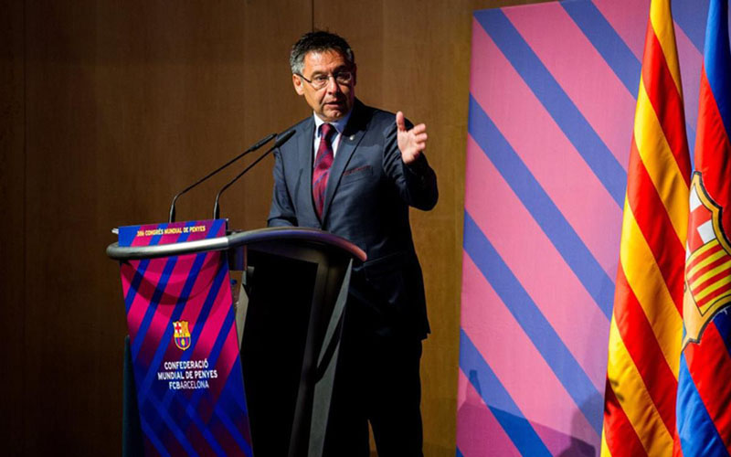 Presiden FC Barcelona Josep Maria Bartomeu. - FCBarcelona.com