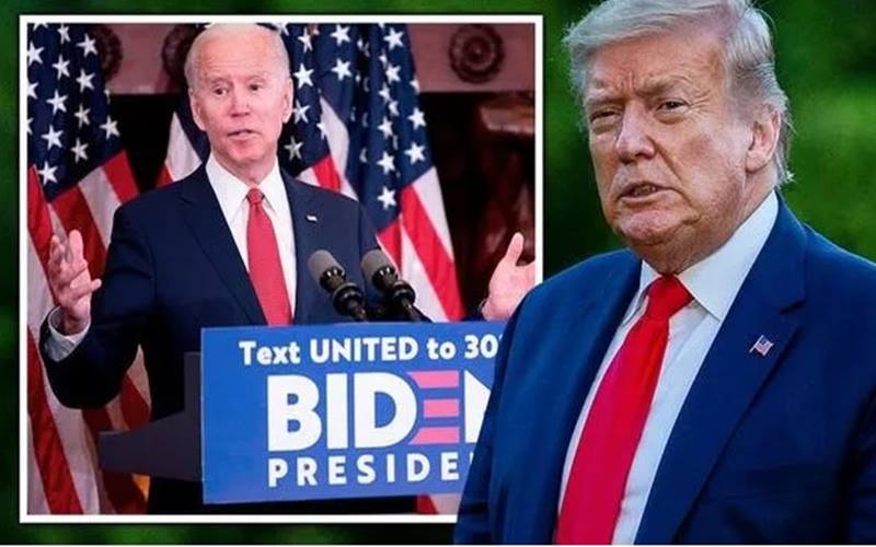Joe Biden dan Donald Trump bersaing keras meraup suara terbanyak di Pilpres AS 2020. - Istimewa