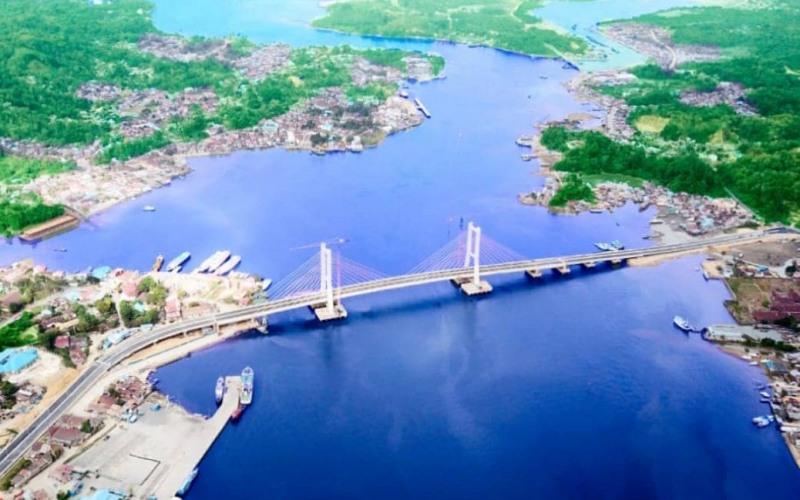 Ada Jembatan Teluk Kendari, Kota Lama ke Kec. Poasia Cuma 5 Menit - Ekonomi Bisnis.com