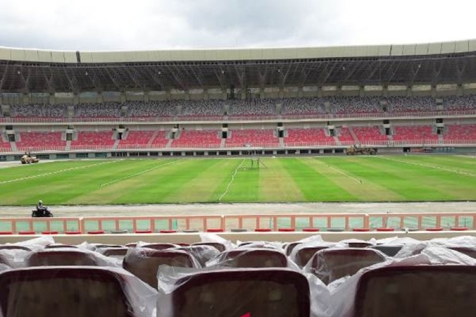 Stadion Papua Bangkit yang akan digunakan untuk pagelaran PON 2020 - Antara