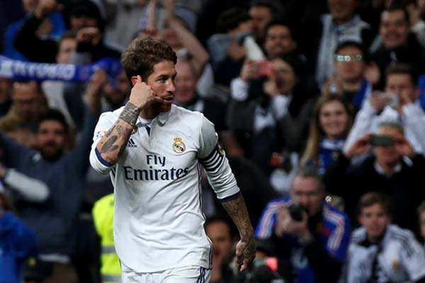 Kapten Real Madrid Sergio Ramos - Reuters