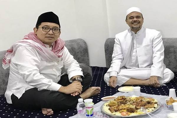 Fadli Zon bertemu Rizieq Syihab di Mekkah. - Instagram Fadli Zon 