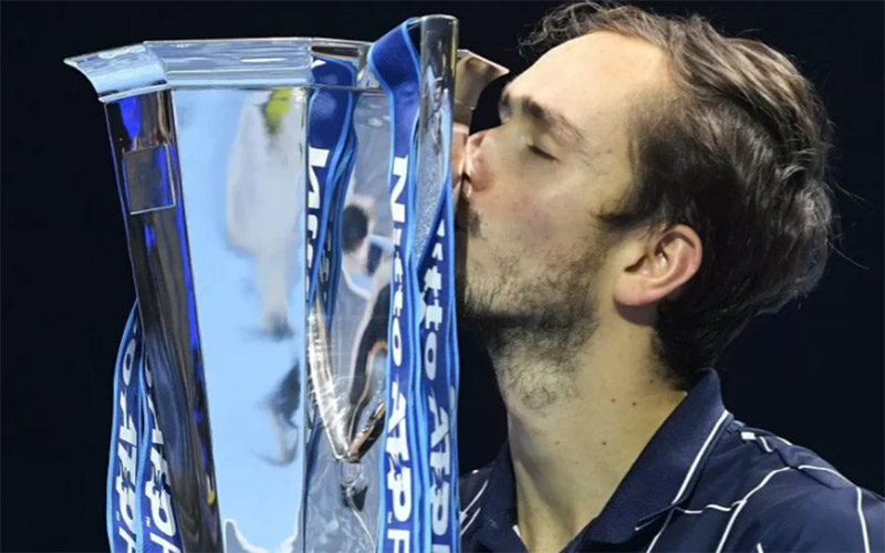 Daniil Medvedev juara ATP Finals 2020./Antara - Reuters