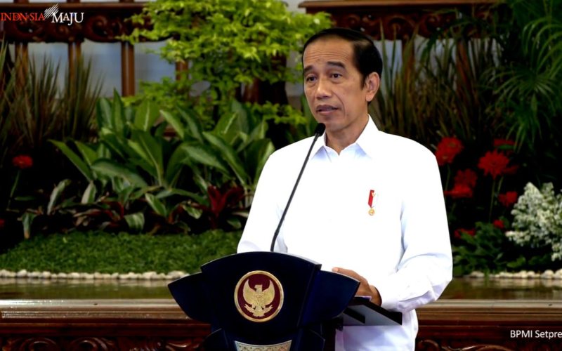 Presiden Joko Widodo menyampaikan arahan pada Sidang Kabinet Paripurna di Istana Negara, 2 November 2020  -  Youtube Setpres