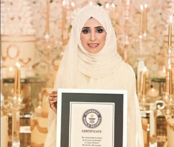 Perempuan dari Arab Masuk Guinness Book, Rekor Keliling Dunia Tersingkat -  Traveling Bisnis.com