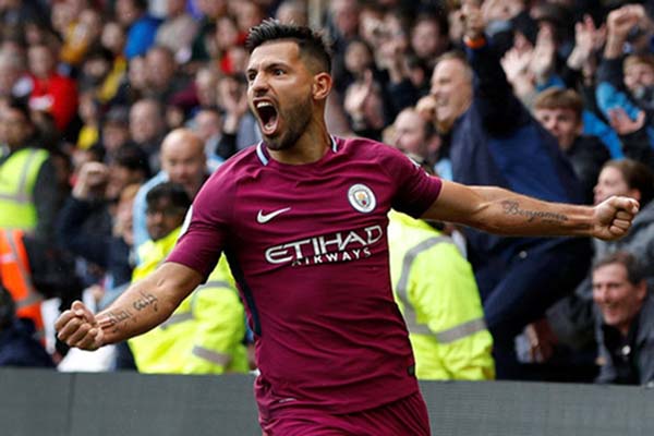 Striker Manchester City Sergio Aguero/Reuters - Darren Staples