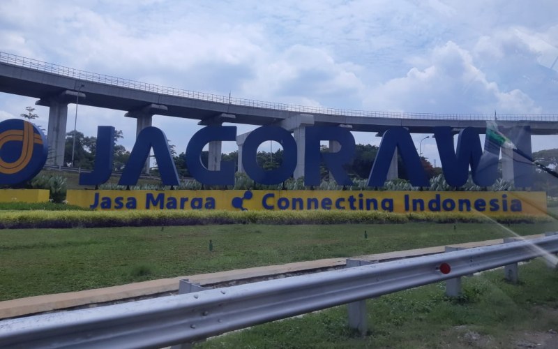 Tengara Jagorawi di bilangan Cibubur, Jakarta Timur. - Istimewa