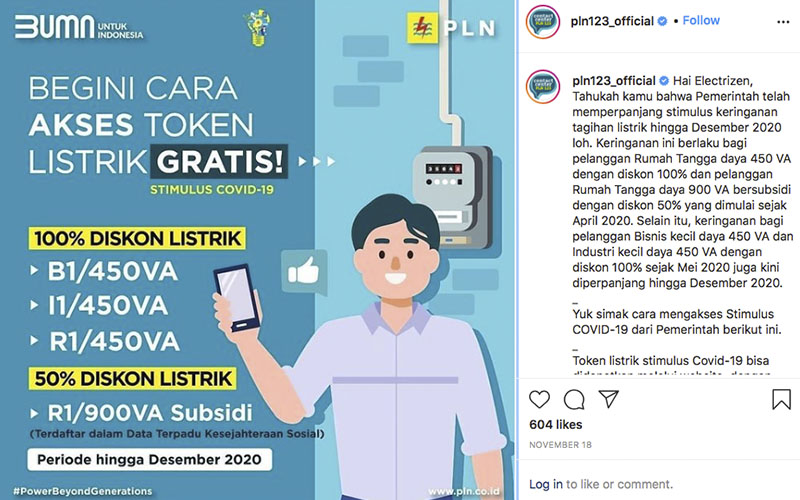 Ingin Listrik Atau Token Listrik Pln Gratis Begini Cara Mendapatkannya Ekonomi Bisnis Com