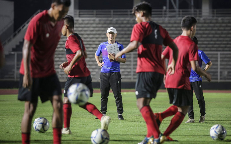 Staf Pelatih Shin Tae-yong Sudah Mulai Memimpin Latihan Timnas U-19