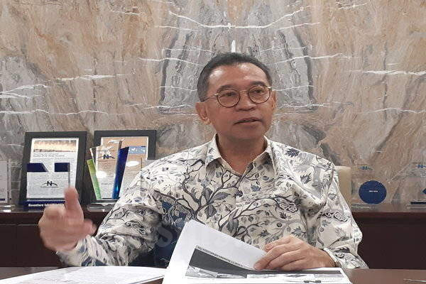 Presiden Direktur PT Nusantara Infrastructure Tbk. (META), M. Ramdani Basri. - Ilman A. Sudarwan