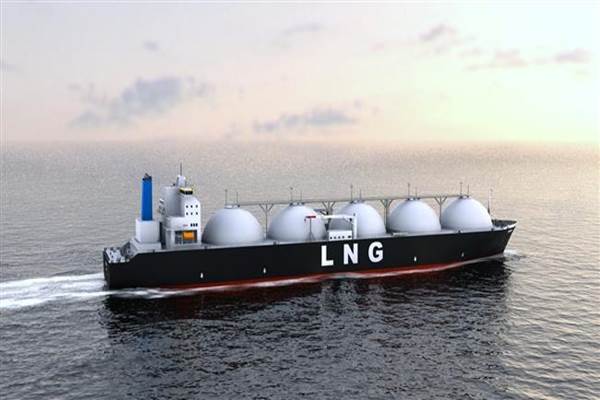 Kapal pengangkut gas alam cair (liquefied natural gas). - Istimewa