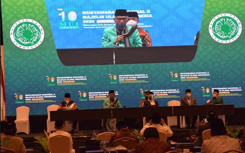 Musyawarah Nasional (Munas) X Majelis Ulama Indonesia (MUI) digelar di Jakarta menetapkan KH Miftachul Akhyar, Rais Aam Pengurus Besar Nahdlatul Ulama, sebagai Ketua Umum MUI periode 2020-2025 menggantikan Prof KH Ma'ruf Amin. - mui.or.id