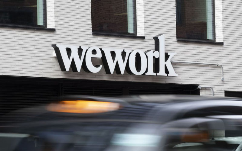 WeWork, penyedia ruang kerja bersama./Bloomberg - Bryn Colton