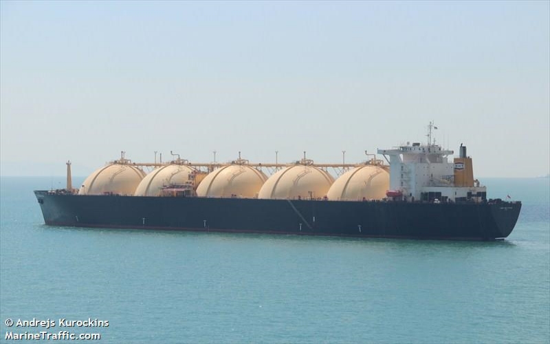 Kapal tanker VLGC LNG Aquarius. - Istimewa/www.Marine.Traffic.com