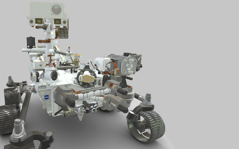 Mobil robotik Perseverance NASA.  - NASA
