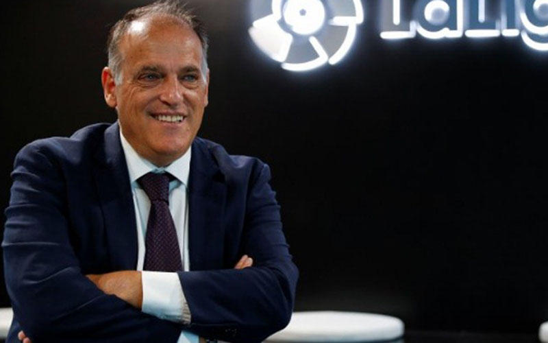 Presiden La Liga Javier Tebas/Antara - Reuters