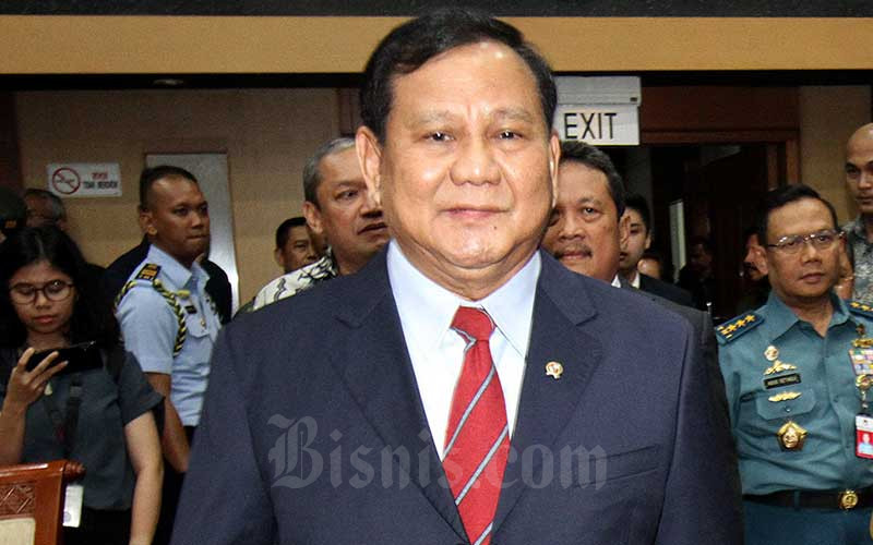 Menteri Pertahanan Prabowo Subianto - Bisnis/Arief Hermawan P