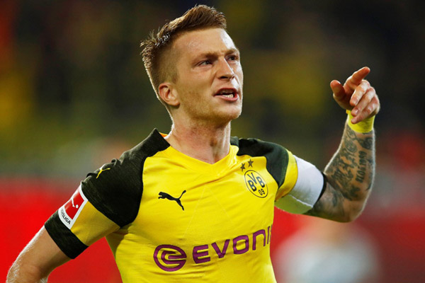Kapten tim Borussia Dortmund Marco Reus - Reuters/Wolfgang Rattay