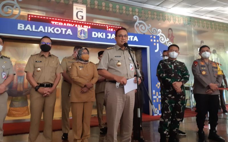 Usai Patroli, Anies Menyebut tentang Pejuang Covid-19 di Jakarta