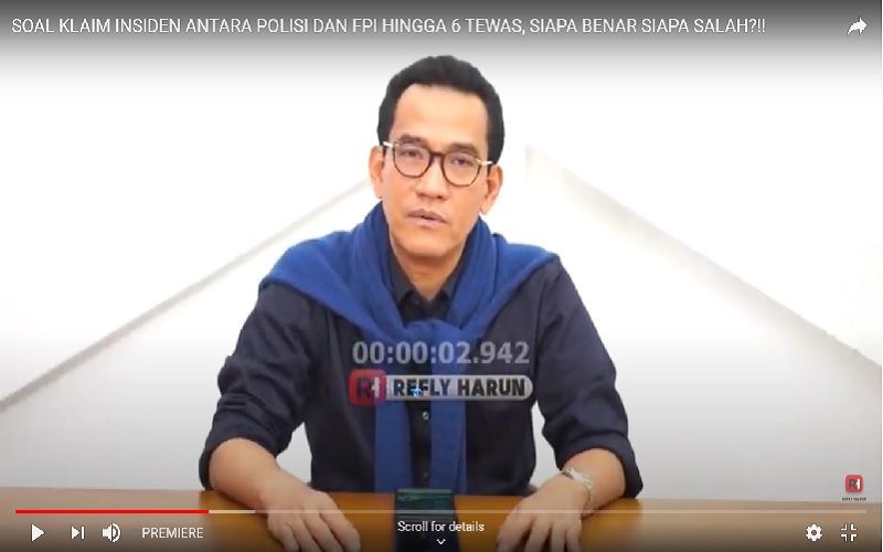 Pakar Hukum Tata Negara Refly Harun  -  Youtube Channel Refly Harun
