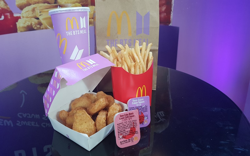 Ini Isi Menu Paket BTS Meal dari McDonalds