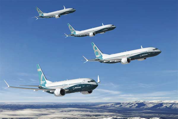 Boeing 737 MAX yang merupakan pesawat buatan Boeing yang paling banyak diminati.  - Boeing