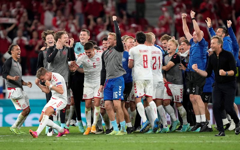 Detik-Detik Denmark Memastikan Tiket Lolos ke 16 Besar Euro 2020