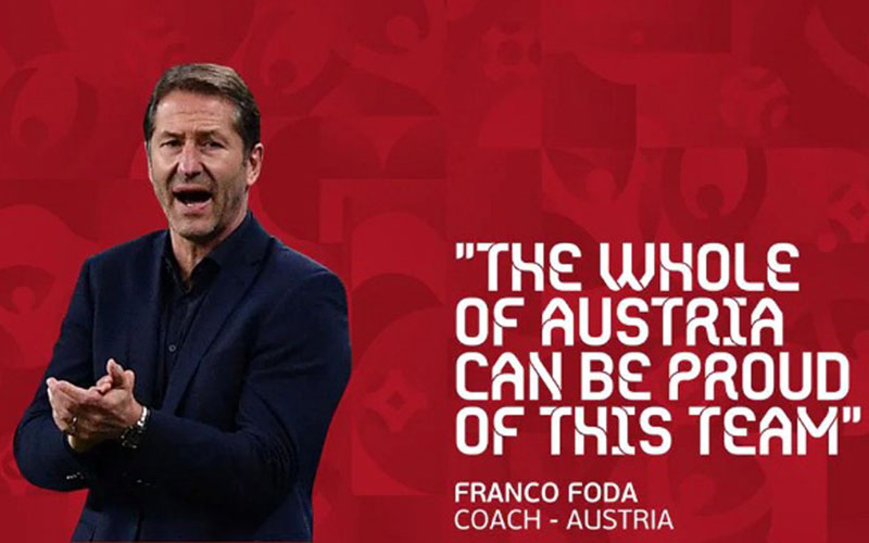 Pelatih kepala Timnas Austria Franco Fodal menyatakan seluruh Austria layak bangga atas penampilan tim asuhannya di Euro 2020. - UEFA.com
