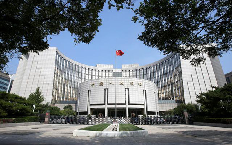 Bank sentral China, People's Bank of China foto 28 September 2018. - Reuters