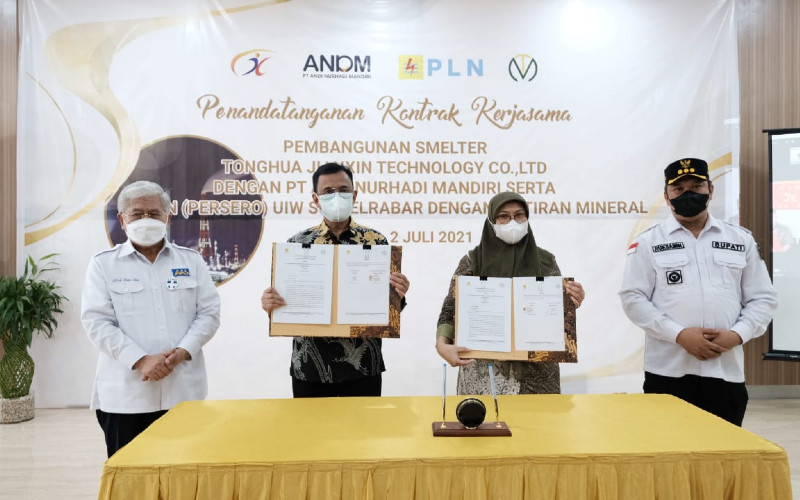 PLN Dukung Listrik di Kawasan Industri Smelter Pertama di Konawe Utara, Sulawesi Tenggara.  - PLN