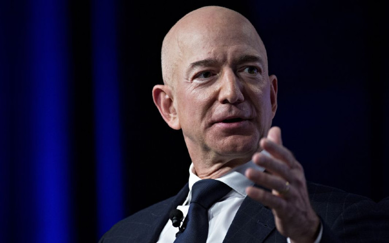 Pendiri Amazon Jeff Bezos  - Bloomberg