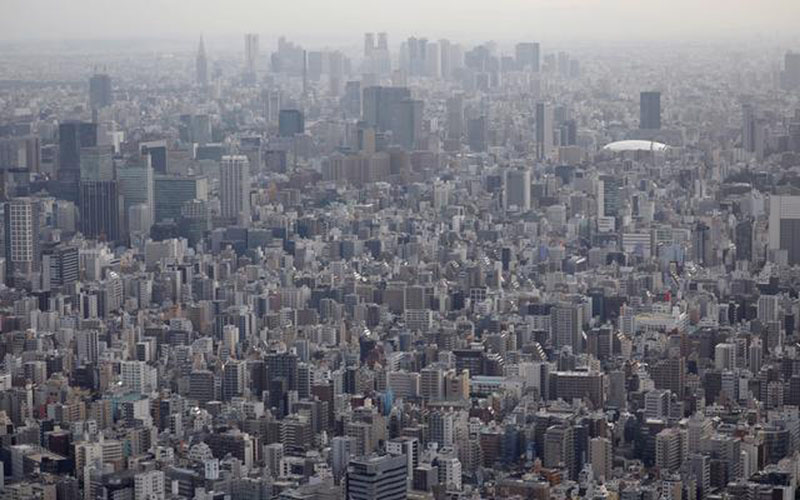 Wajah properti Tokyo, Jepang, 18 Juni 2019. - Reuters