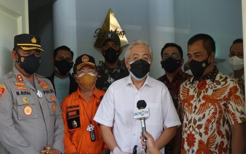 Kabareskrim Polri Komjen Polisi Agus Andrianto melakukan inspeksi mendadak (Sidak) ke pabrik obat PT Pyridam Farma di Cianjur Jawa Barat pada hari ini Jumat 9 Juli 2021. - Istimewa