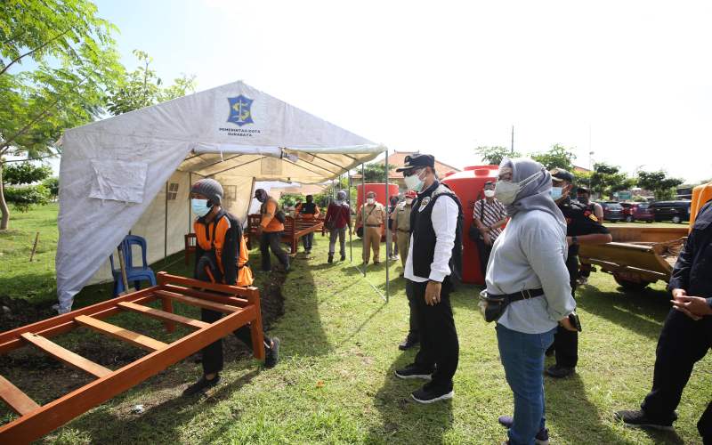  Surabaya  Siapkan RS Darurat di Kelurahan